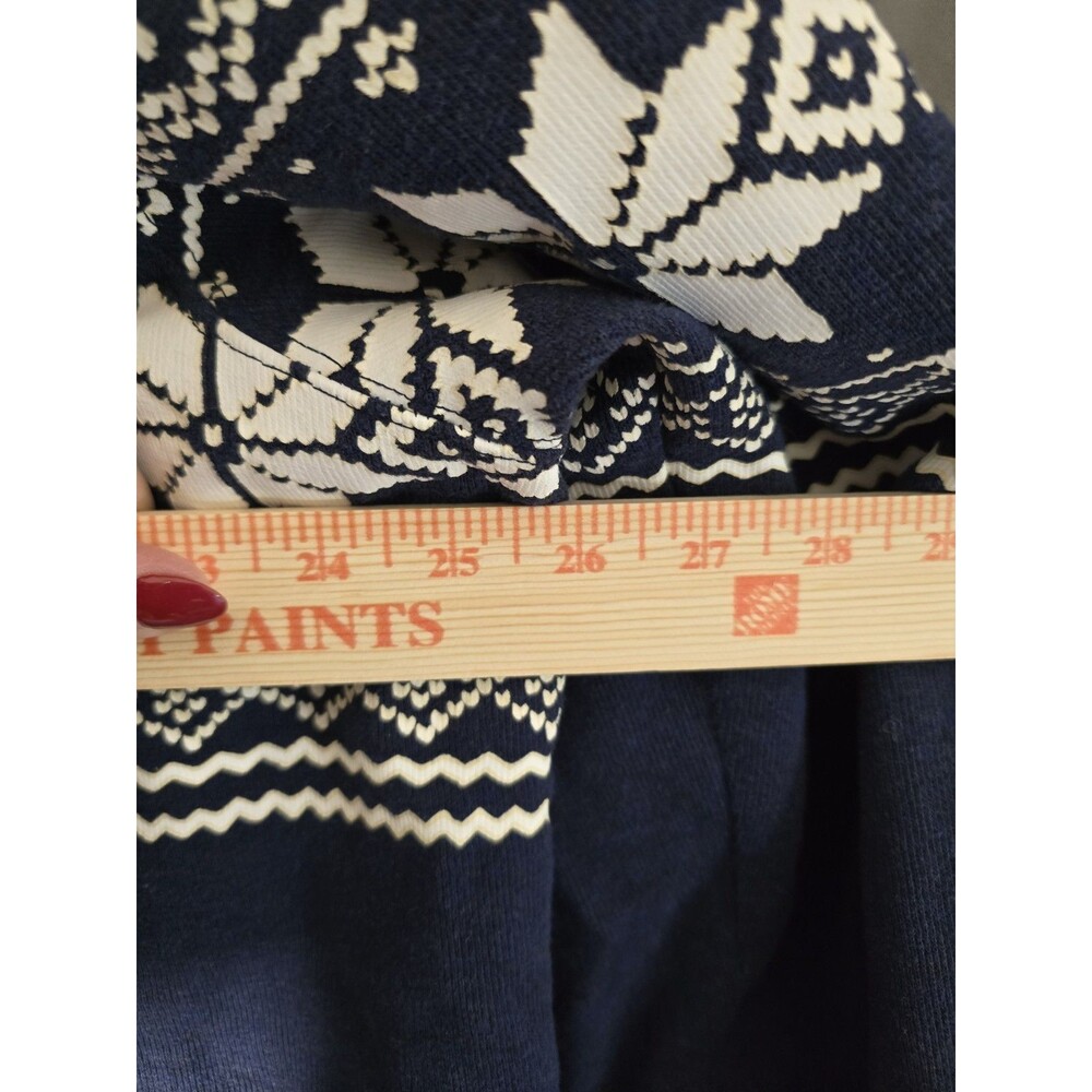 Polo Ralph Lauren Vintage Style Fair Isle Snowflake Quarter Zip Pullover XL flaw - Picture 7 of 11